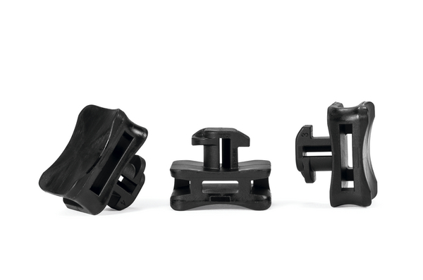 HellermannTyton Black Cable Tie Mount 22.5 mm x 17.5mm, 8mm Max. Cable Tie Width