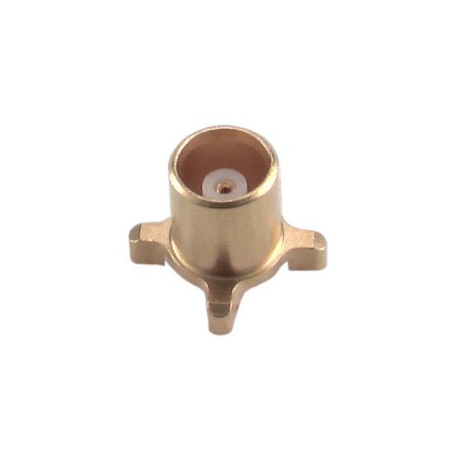 Huber+Suhner 82_MCX Series, Jack Surface Mount Coaxial PCB Connector, 50Ω, Surface Mount Termination, Straight Body
