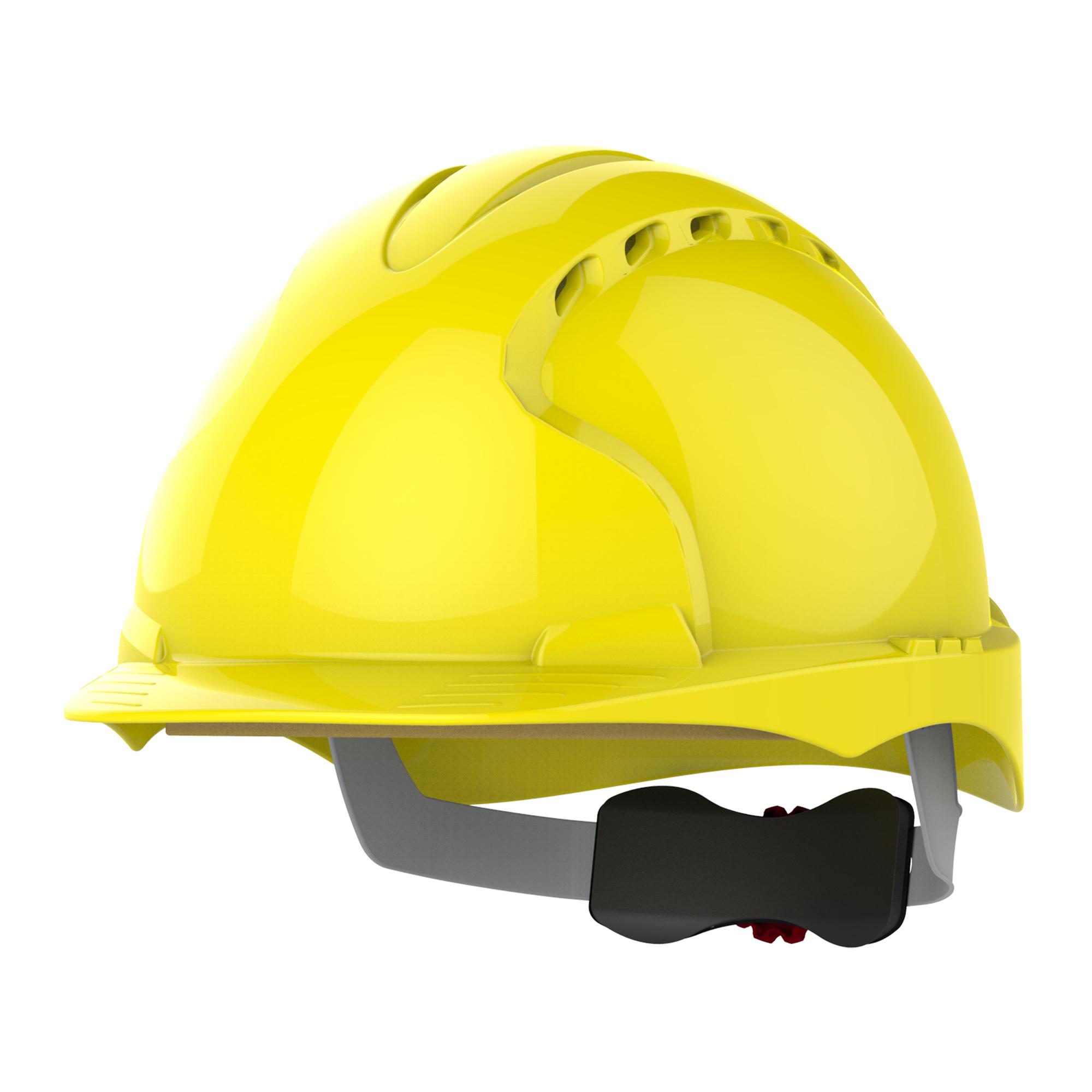 JSP EVO3 Yellow Safety Helmet, Ventilated