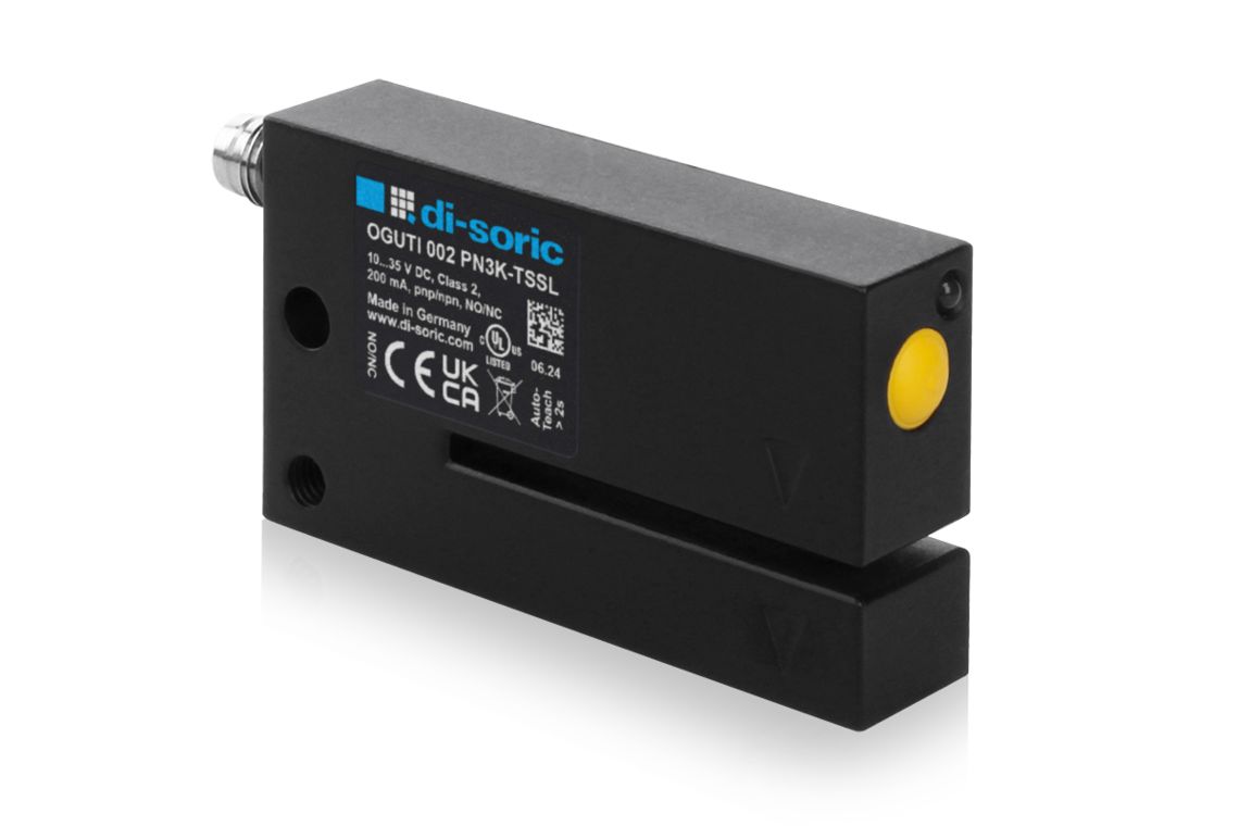 Di-Soric Optical Photoelectric Sensor, Fork Sensor, 2 mm Detection Range