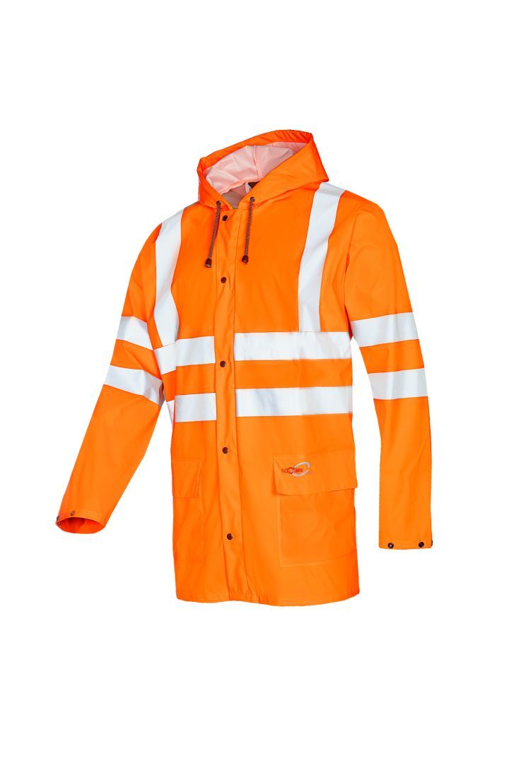 Sioen Eshton Orange Unisex Hi Vis Jacket, M