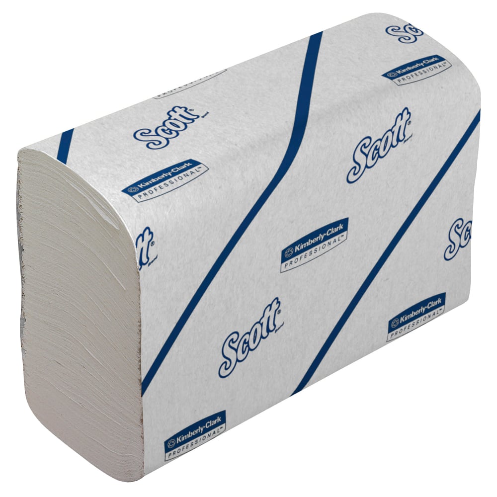 KLEENEX Kleenex Tissue Folded White Paper Towel, 186 x 216mm, 2-Ply, 2640 Sheets