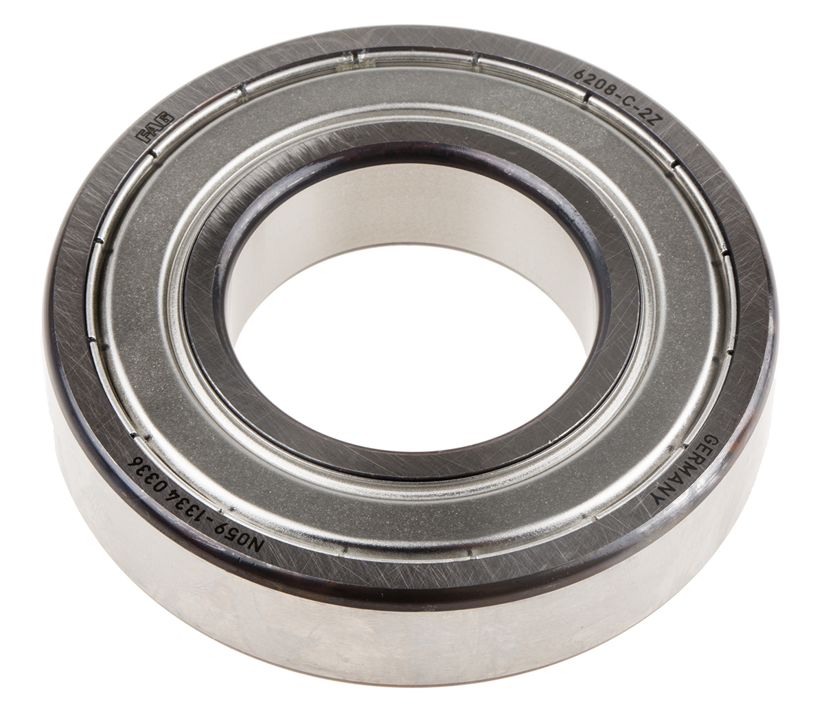 FAG 6208-C-2Z 1 Row Ball Bearing - 40 mm ID, 80 mm OD