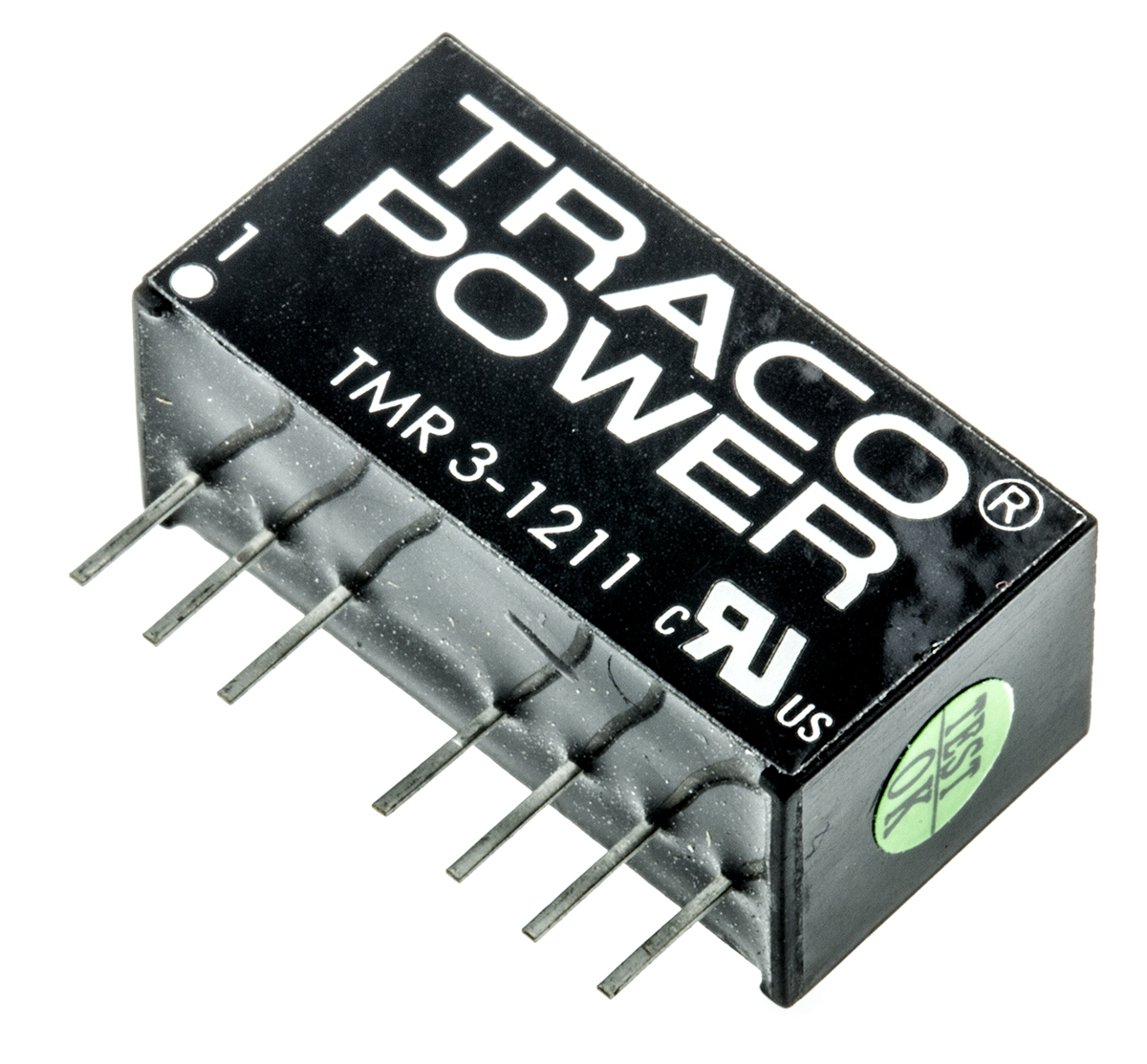 TRACOPOWER TMR 3 DC-DC Converter, 5V dc/ 600mA Output, 9 → 18 V dc Input, 3W, Through Hole, +85°C Max Temp -40°C