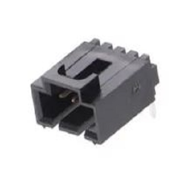 Molex 70553 Series Right Angle PCB Header, 4 Contact(s), 2.54 mm Pitch, 1 Row, Shrouded