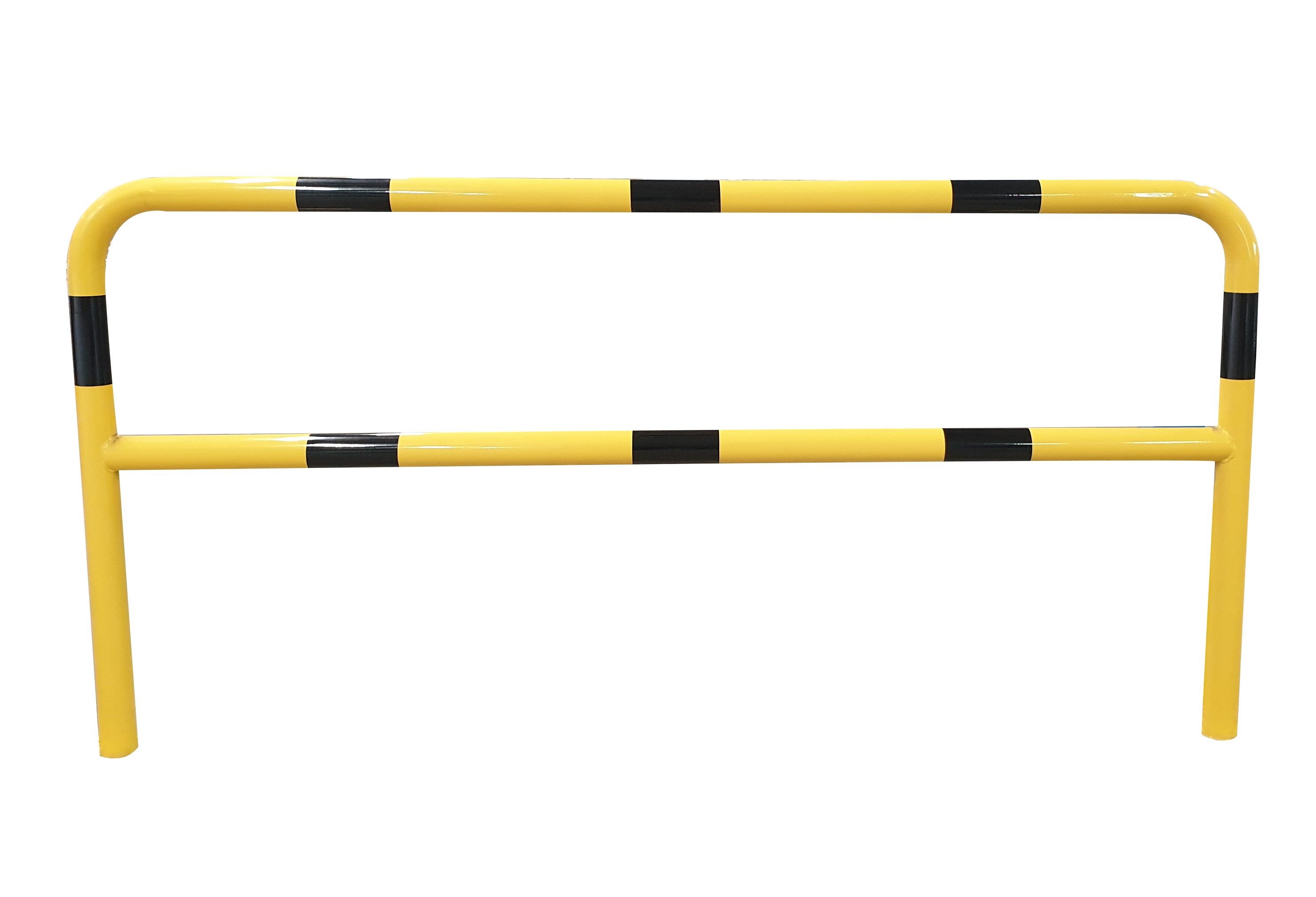 RS PRO Black/Yellow Steel Protection Barrier