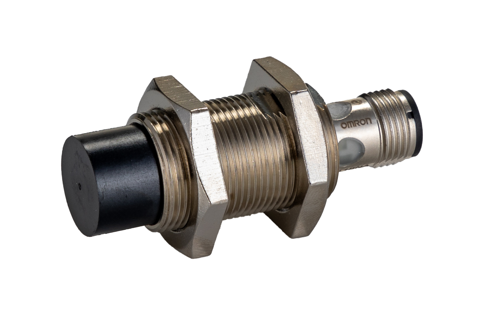 Omron Inductive Threaded Barrel Proximity Sensor, M18, 16 mm Detection, PNP NO, 10 → 30 V dc