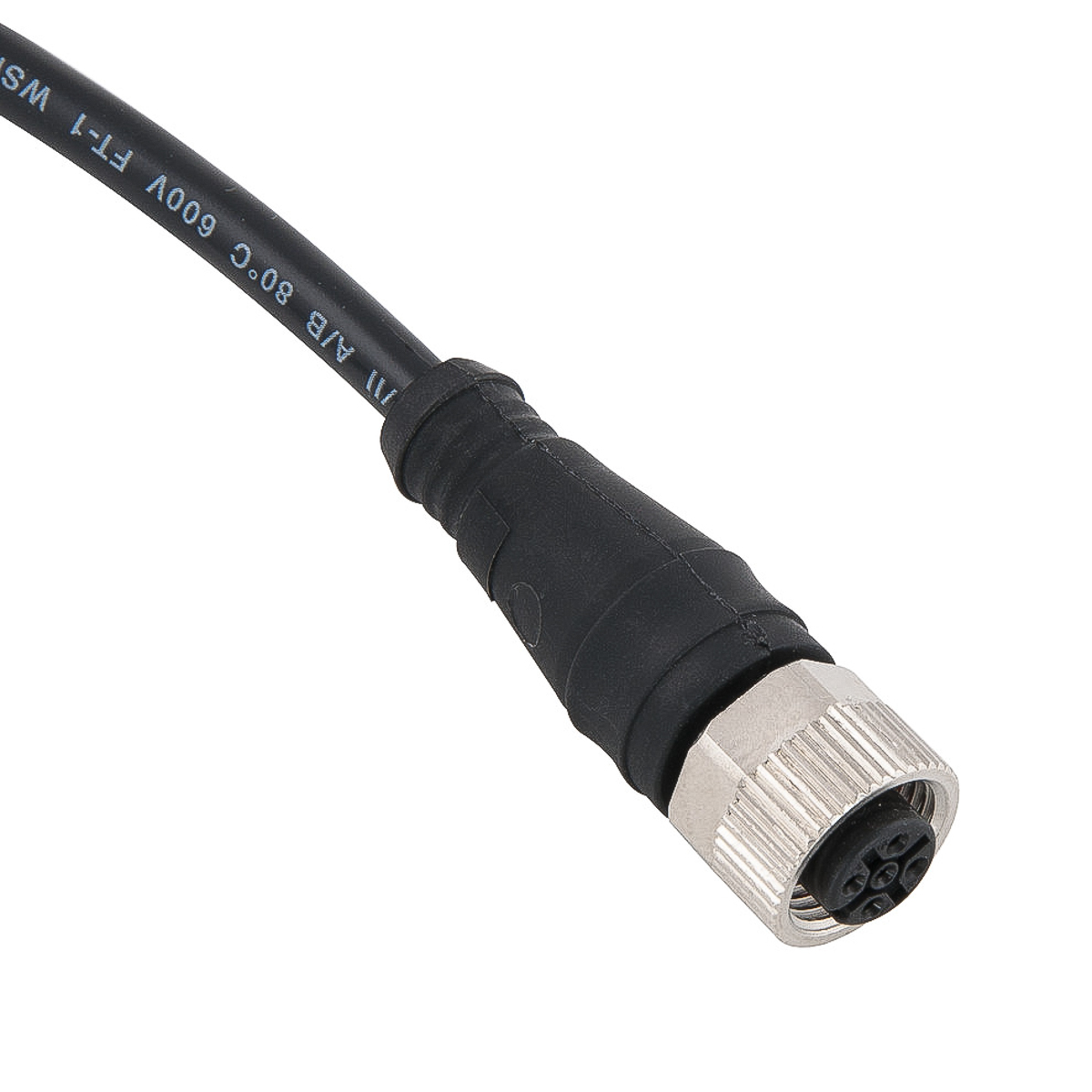 Molex Female 4 way M12 to Free End Sensor Actuator Cable, 10 m