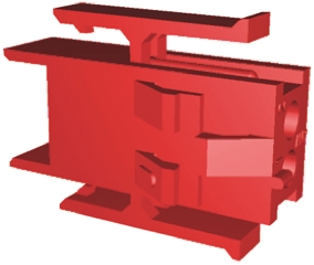 TE Connectivity, Miniature Rectangular II Female Connector Housing, 4.19mm Pitch, 2 Way, 1 Row