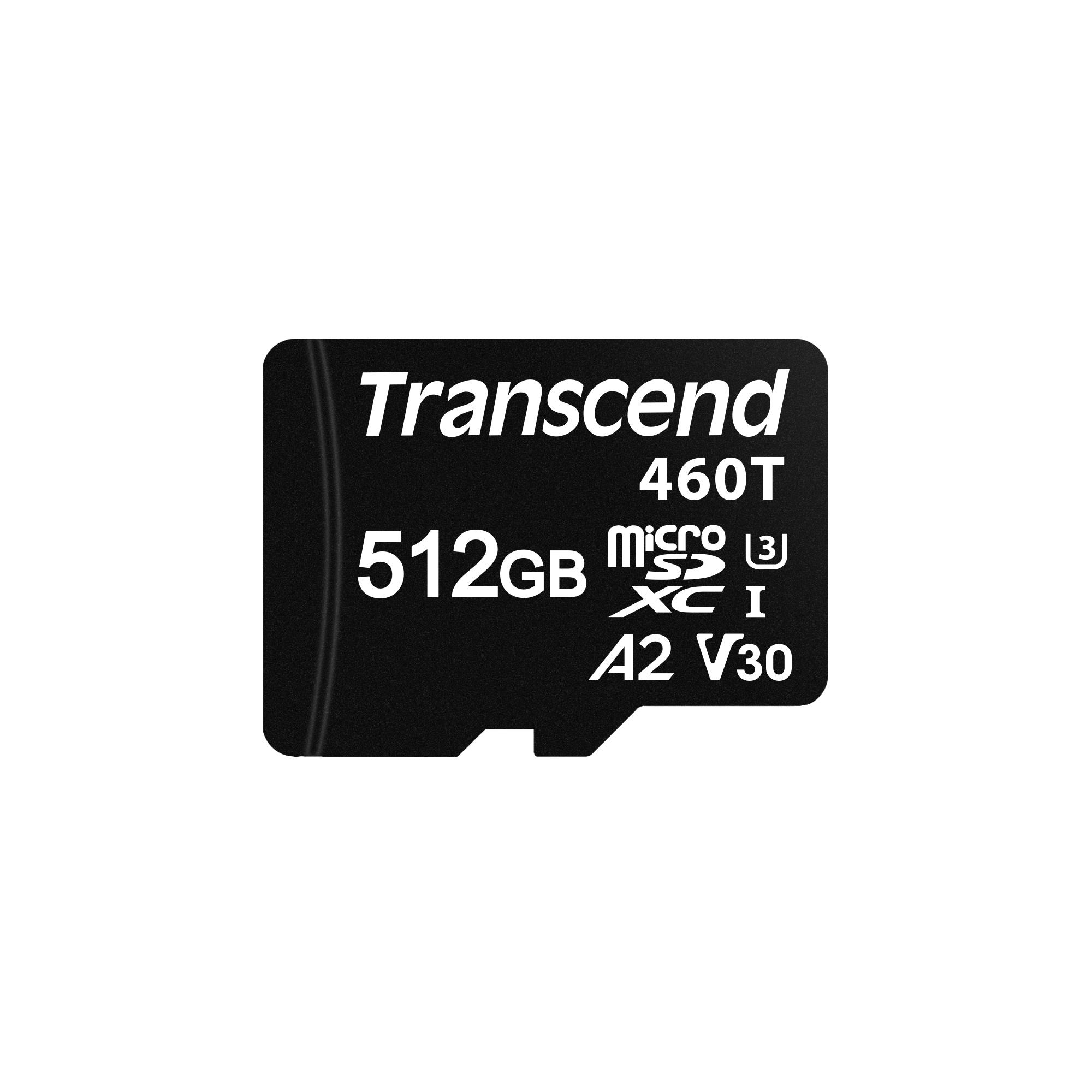 Transcend 512 GB Industrial MicroSDXC Micro SD Card, V30