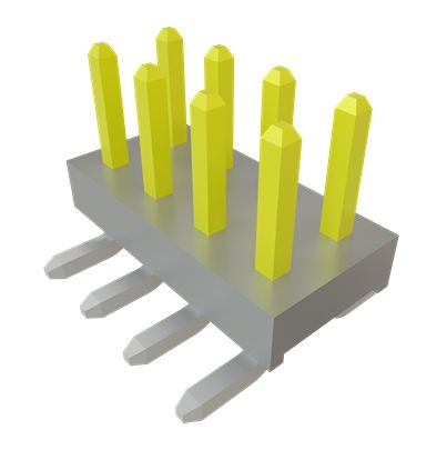 Samtec TMM Series Vertical Surface PCB Header, 40 Contact(s), 2 mm Pitch, 2 Row, Unshrouded