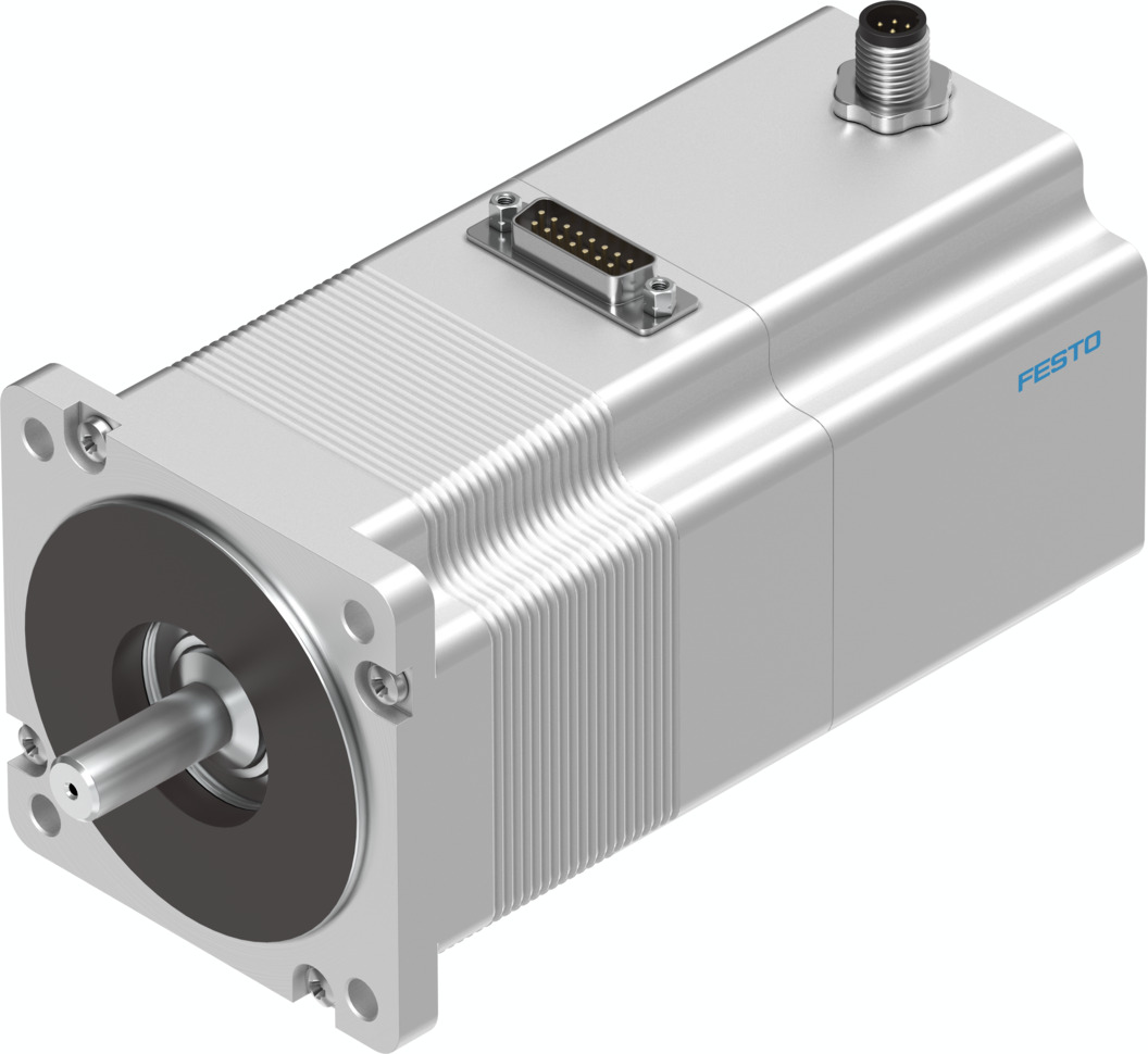 Festo EMMS-ST Series Hybrid Stepper Motor, 2.5Nm Torque, 48 V, 1.8°, 11mm Shaft