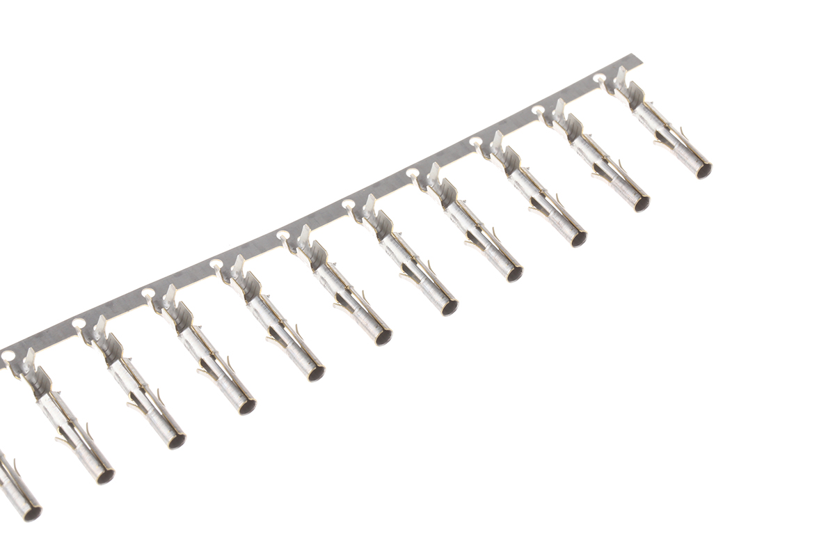 TE Connectivity Universal MATE-N-LOK Series Female Crimp Terminal, 24AWG Min, 18AWG Max