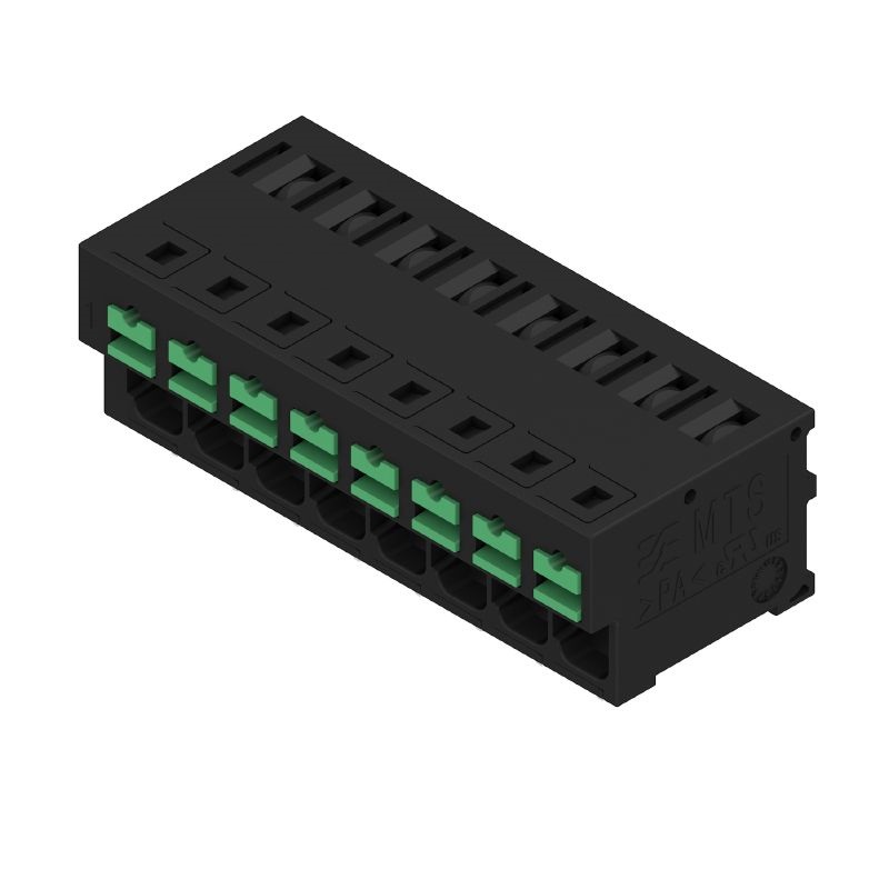 Weidmüller OMNIMATE4.0 Series PCB Terminal, 8-Contact, 5mm Pitch, PCB Mount, 1-Row, Snap In Termination