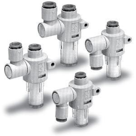 SMC Vacuum Filter - ZFB Series, 30μm, Rc 1/4 Port Connection