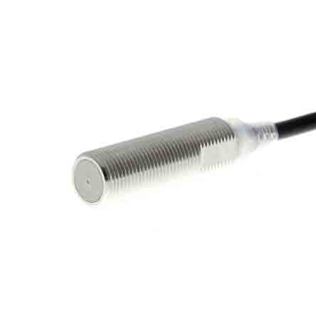 Omron Inductive Threaded Barrel Proximity Sensor, M12, 3 mm Detection, PNP NO, 12 → 24 V dc
