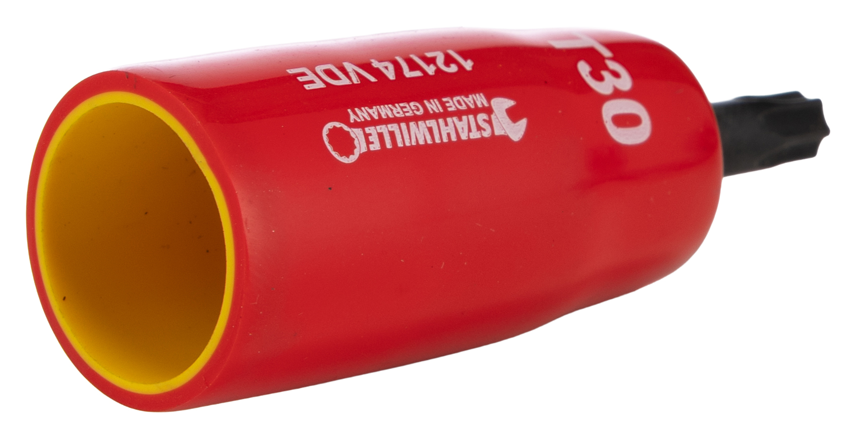 STAHLWILLE 3/8 in Drive Bit Socket, Torx Bit, T30, VDE/1000V, 67 mm Overall Length