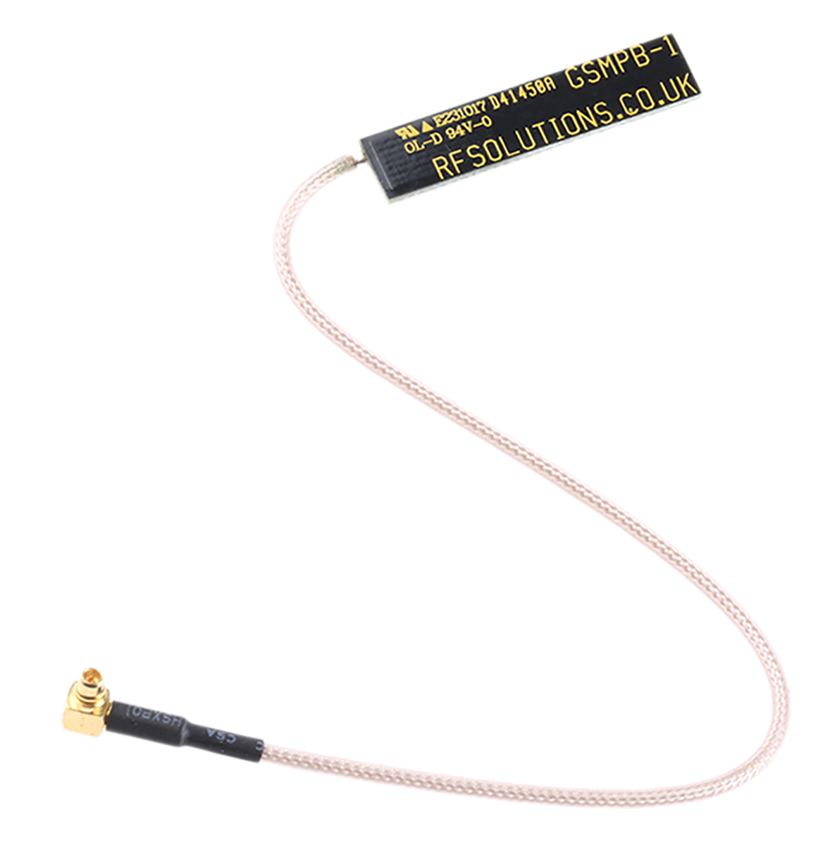 RF Solutions ANT-GSMMQB-MMCX Square Omnidirectional Antenna with MMCX Connector, 2G (GSM/GPRS)