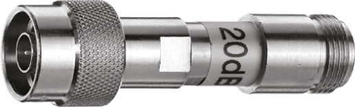 Telegartner 50Ω RF Attenuator N Connector N Plug to N Socket 20dB, Operating Frequency 1GHz