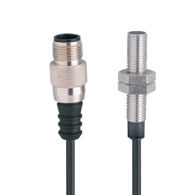 ifm electronic Inductive Threaded Barrel Proximity Sensor, M8, 2 mm Detection, PNP/NPN NO, 10 → 55 V dc