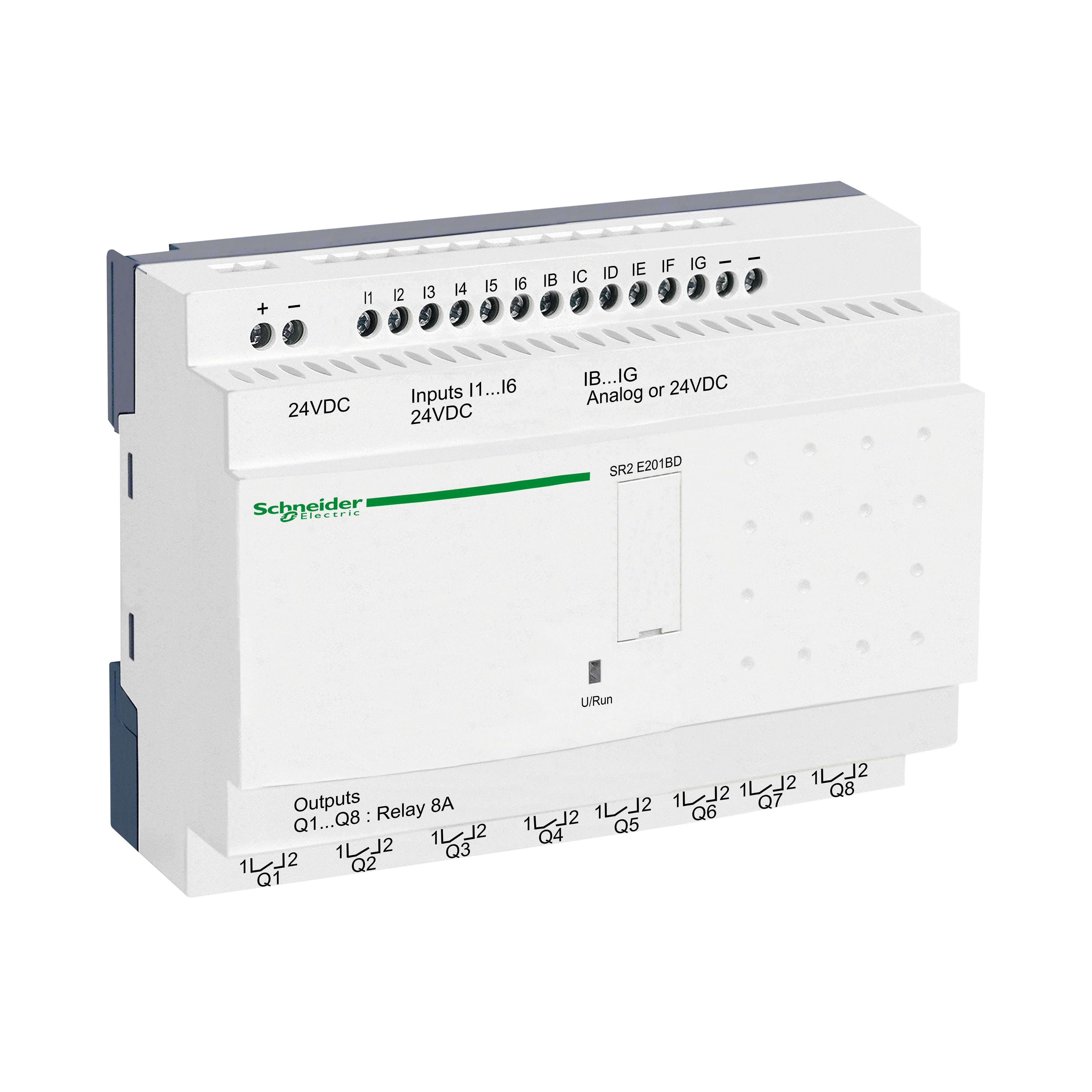 Schneider Electric Zelio Logic Series Logic Module, Relay Output, 12-Input, Analogue, Discrete Input