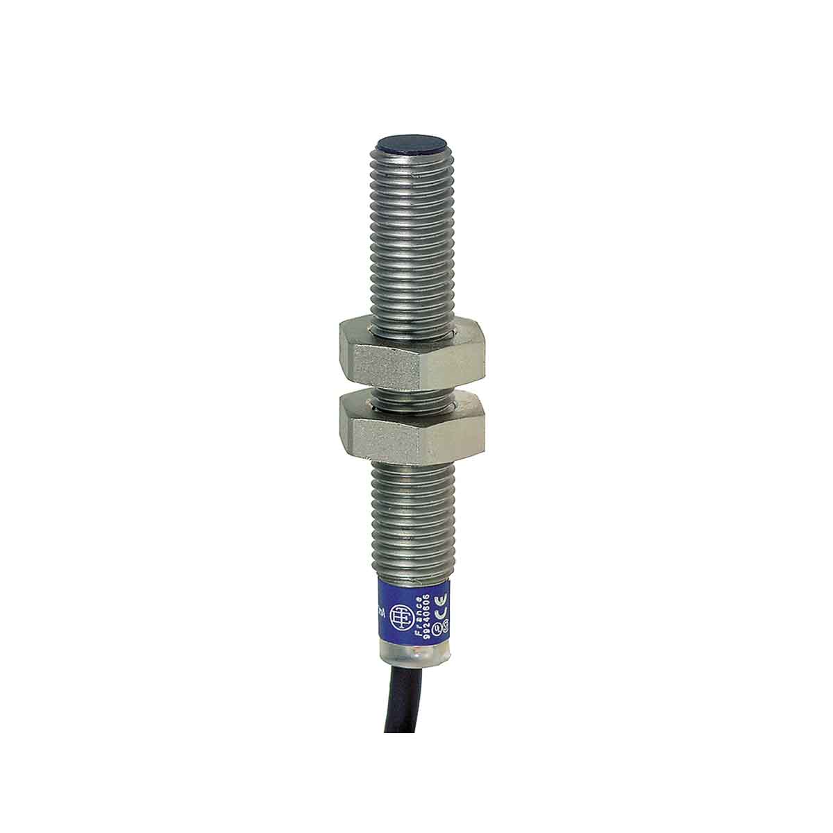 Telemecanique Sensors Inductive Threaded Barrel Proximity Sensor, M8, 1 mm Detection, 2-Wire NO, 24 → 210 V dc,