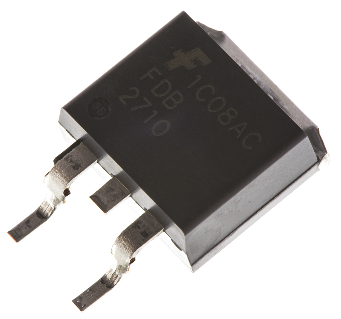 onsemi PowerTrench Type N-Channel MOSFET, 50 A, 250 V Enhancement, 3-Pin TO-263 FDB2710