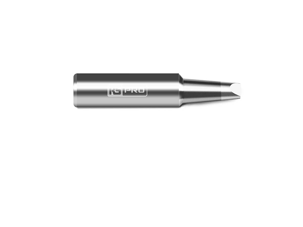 RS PRO 0.8 mm Straight Chisel Soldering Iron Tip for use with RS PRO Soldering Irons