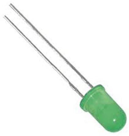 Kingbright2.5 V Green LED 3mm Through Hole, L-7104SGC