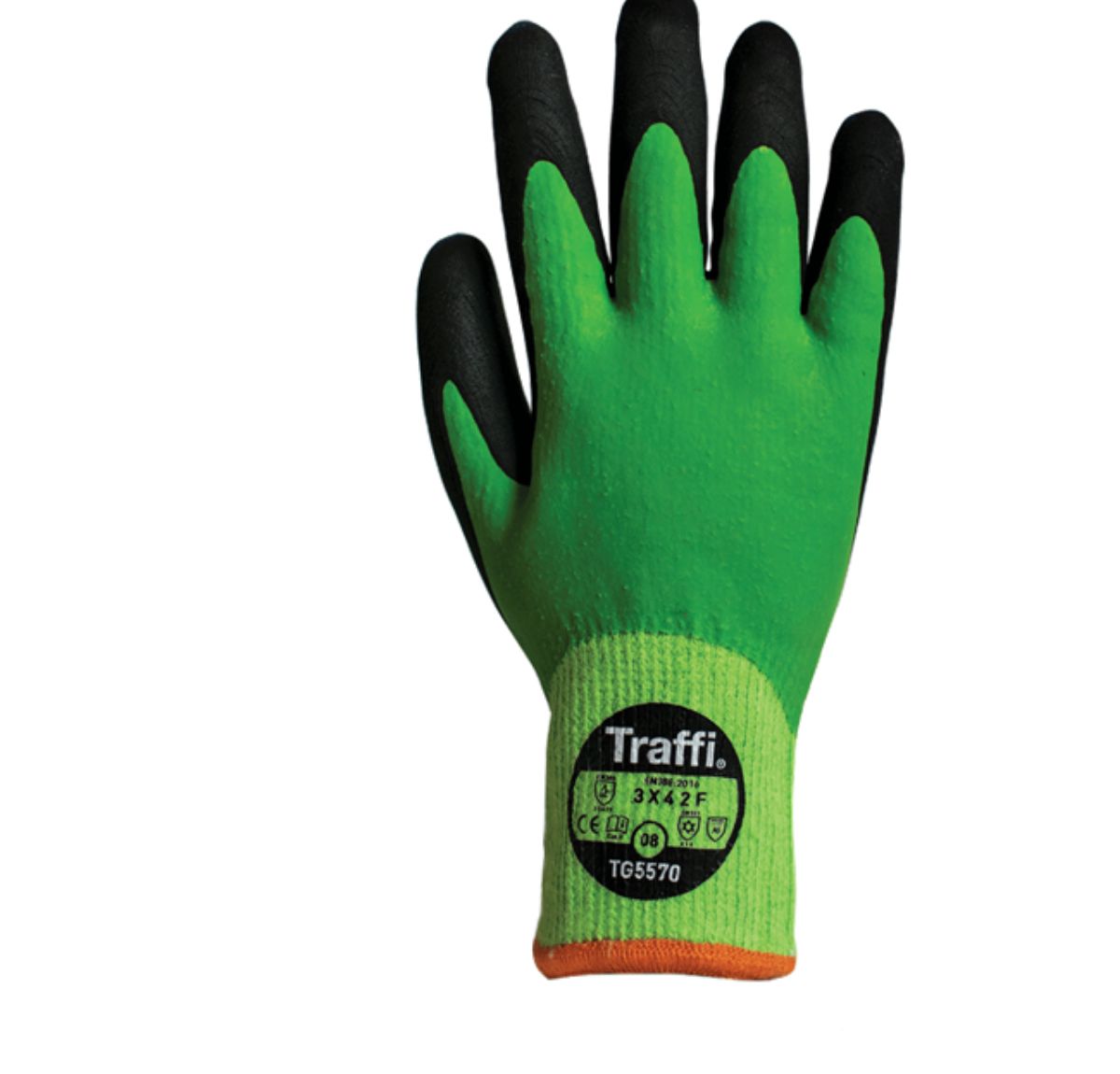 Traffi Green Acrylic, Elastane, High Performance Polyethylene, Nylon, Polyester, Steel Acrylic, Nylon, Polyester Cut