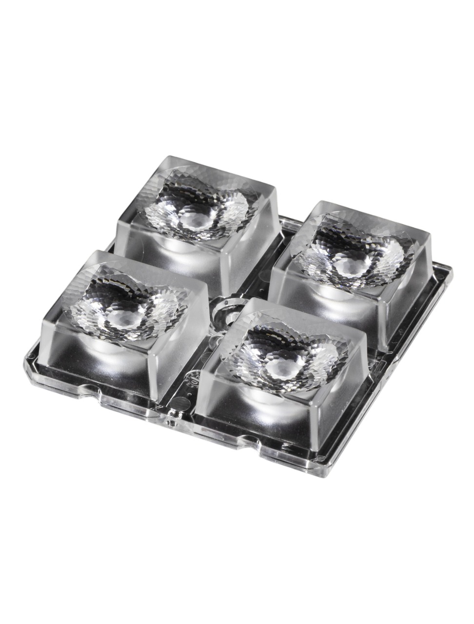 Ledil C17303_HB-2X2-5050-S, HB 2x2 Series LED Lens, 25 ° Wide Beam
