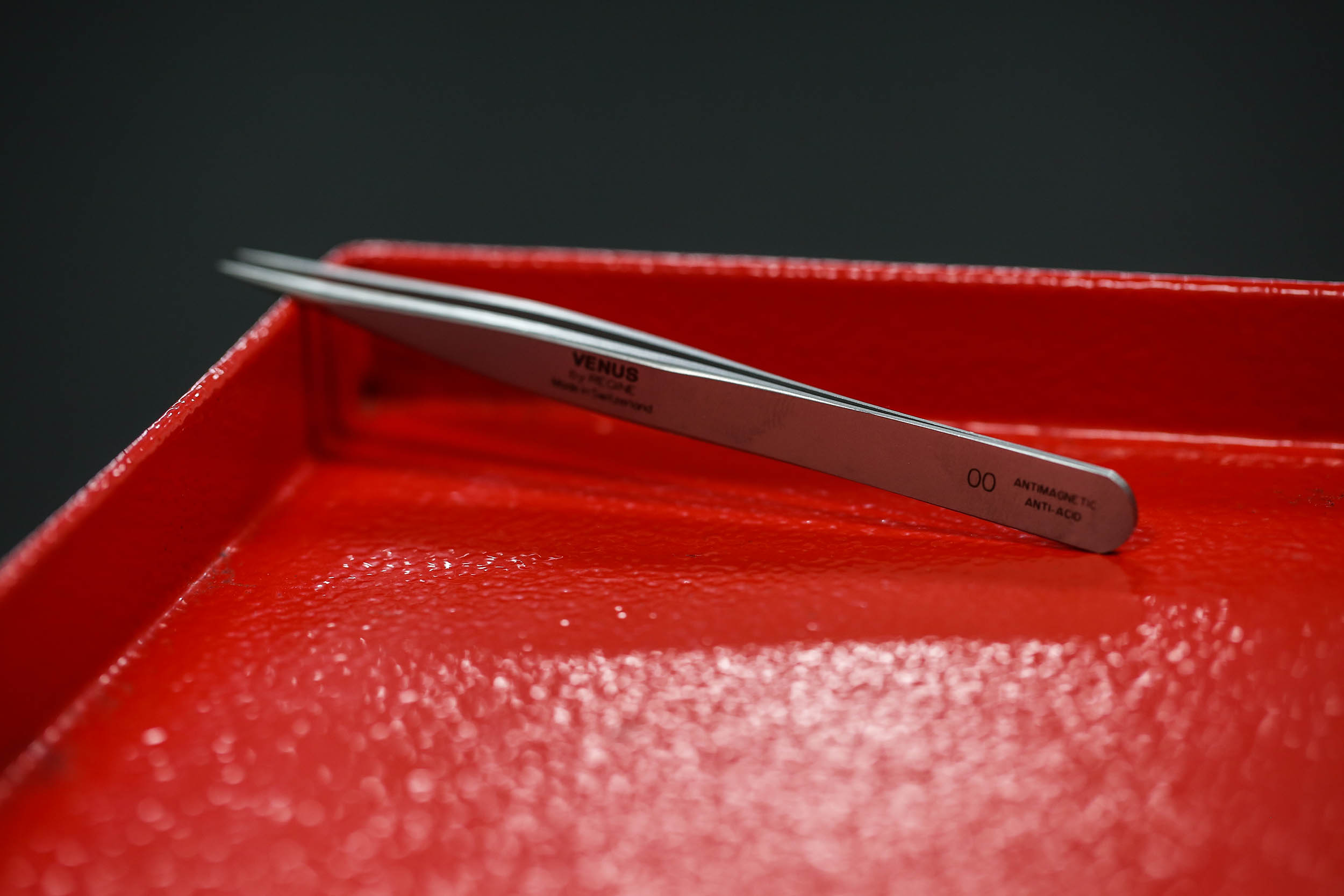 RS PRO 120 mm, Stainless Steel, Strong, Tweezers
