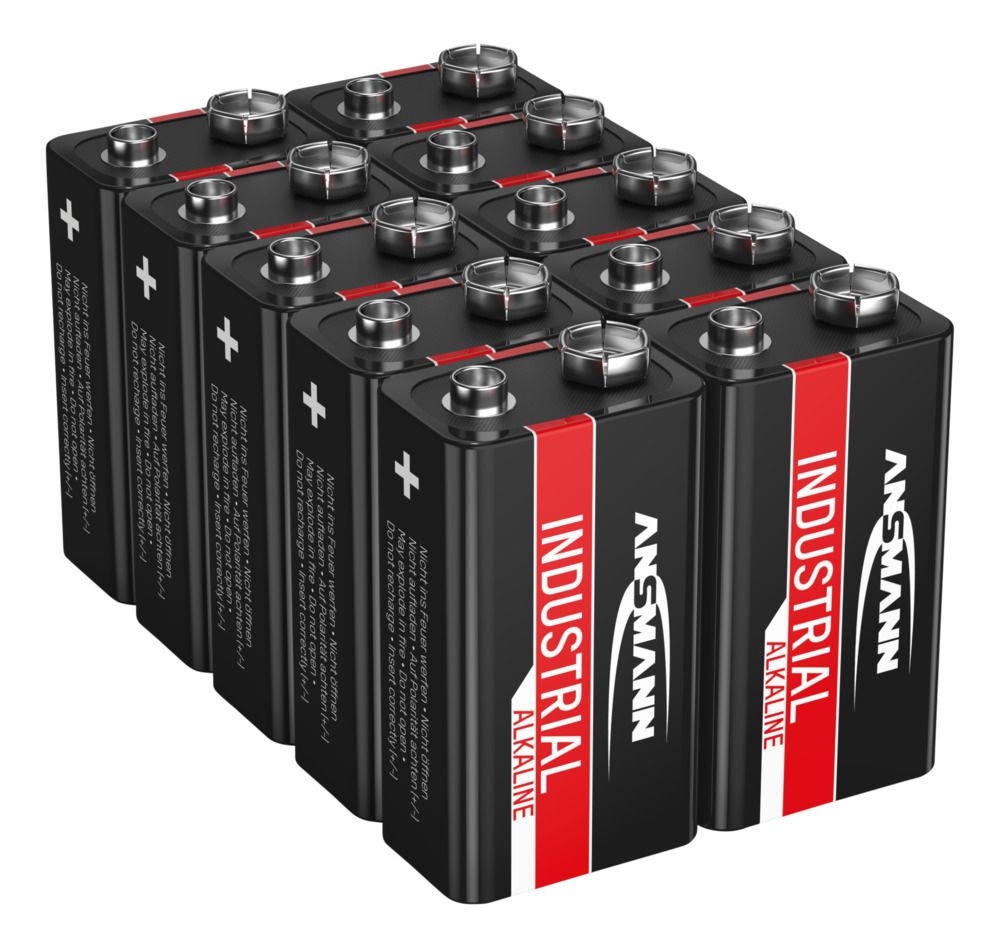 Ansmann Ansmann Industrial Alkaline 9V Batteries 9V