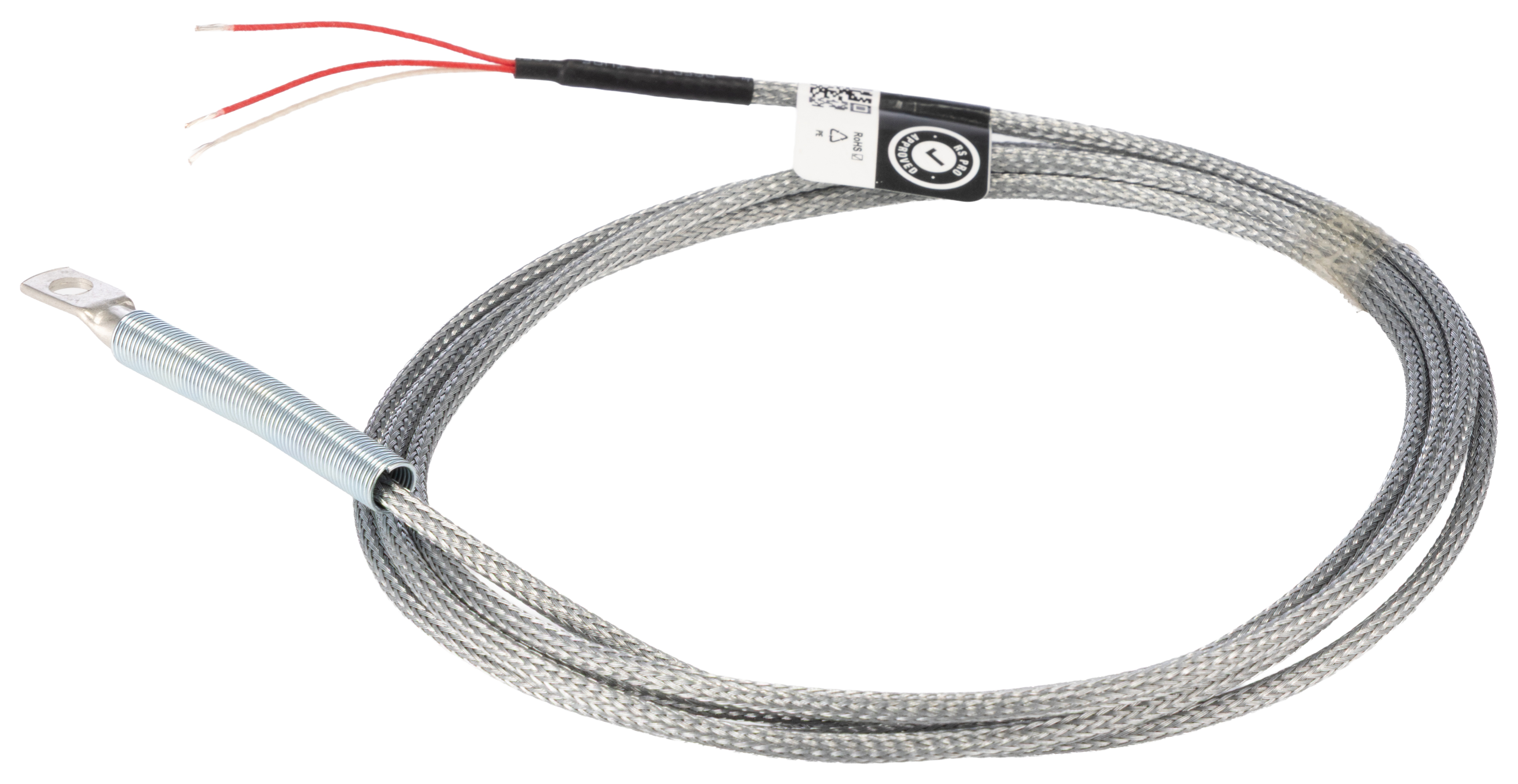 RS PRO PT1000 Temperature Sensor, 9.4mm Dia, 26mm Long, 3 Wire, 400°C Max