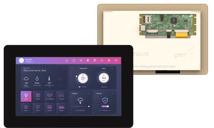 4D Systems gen4-RP2350-70CT-CLB TFT TFT LCD Display / Touch Screen, 3.5in WVGA, 800 x 480pixels