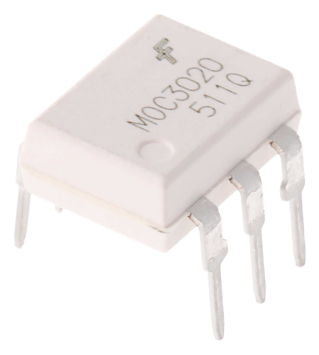 onsemi, MOC3020M DC Input Triac Output Optocoupler, Through Hole, 6-Pin DIP