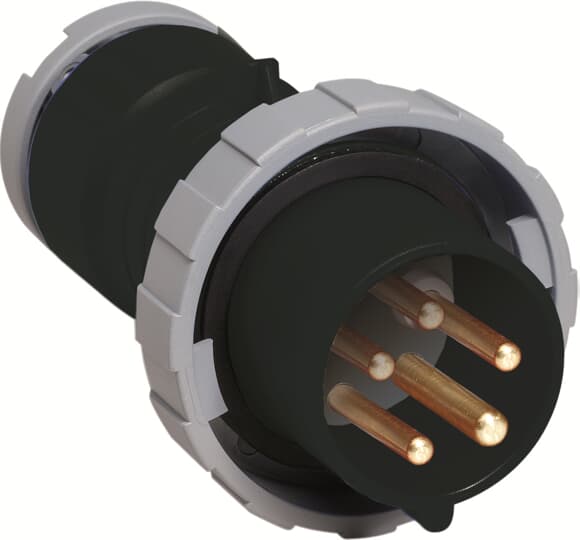 Amphenol Industrial, 2CMA1 IP67, IP69 Black 3P+N+E Industrial Power Plug, Rated At 16A, 500 V