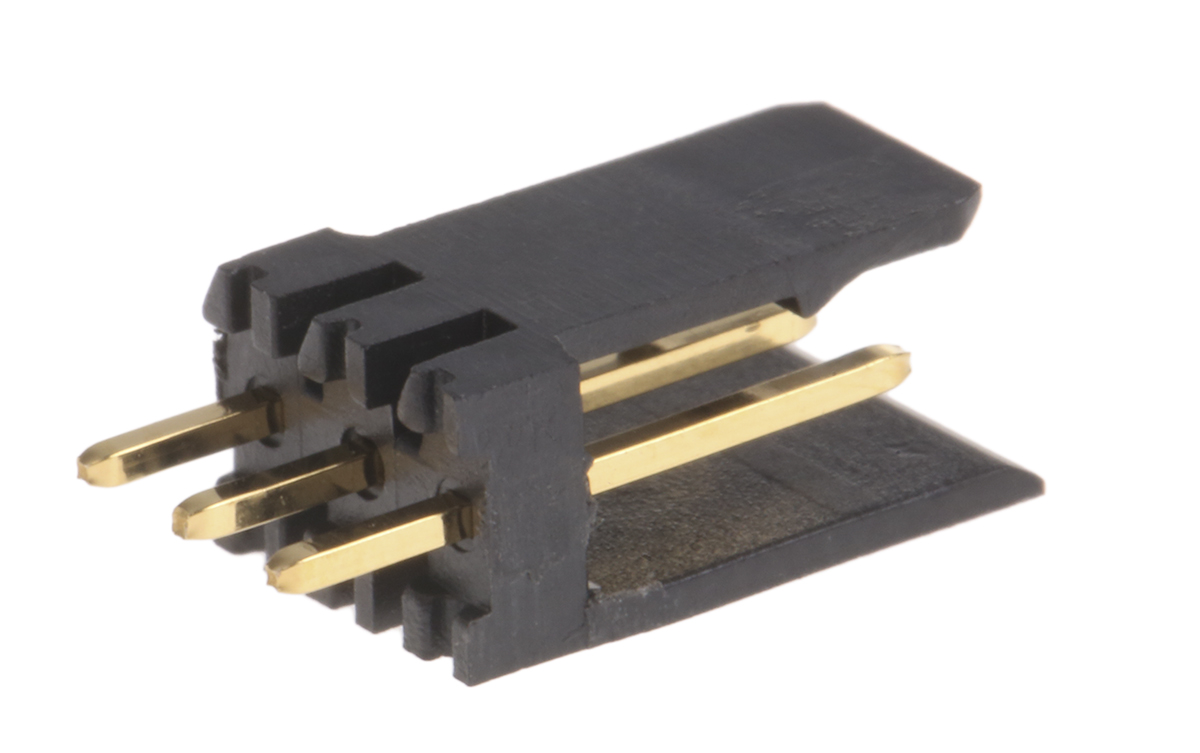 Wurth Elektronik 475 Series PCB Header, 3 Contact(s), 2.54 mm Pitch, 1 Row, Shrouded