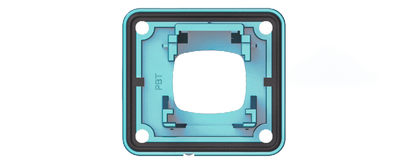 Yamaichi Mounting Flange for use with Y-ConCover-10, Y-ConCover-40