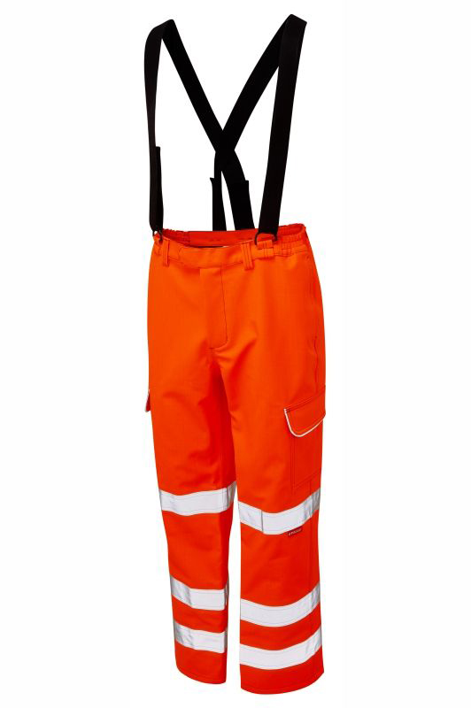 PULSAR Orange Reusable Hi Vis Overalls, M