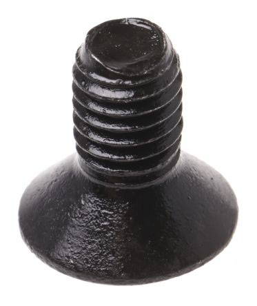 RS PRO Black, Self-Colour Steel Hex Socket Countersunk Screw, DIN 7991, M16 x 60mm
