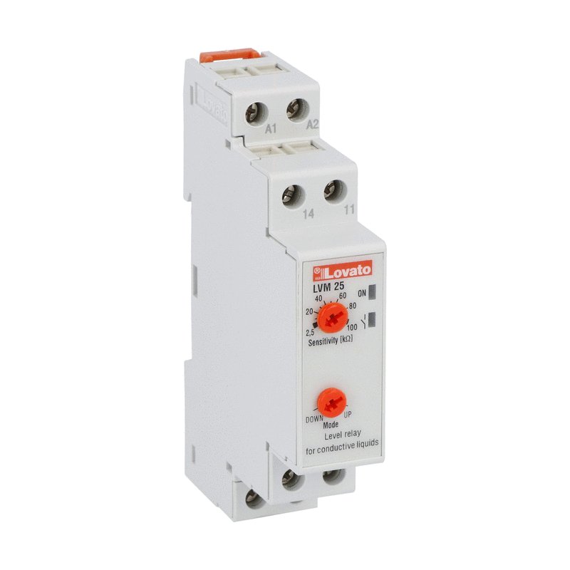 Lovato Monitoring Relay, SPDT-C/O, DIN Rail
