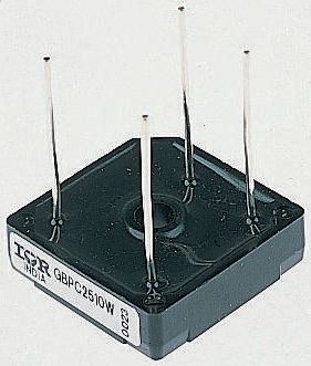 Vishay Bridge Rectifier, 25A, 1000V, 4-Pin