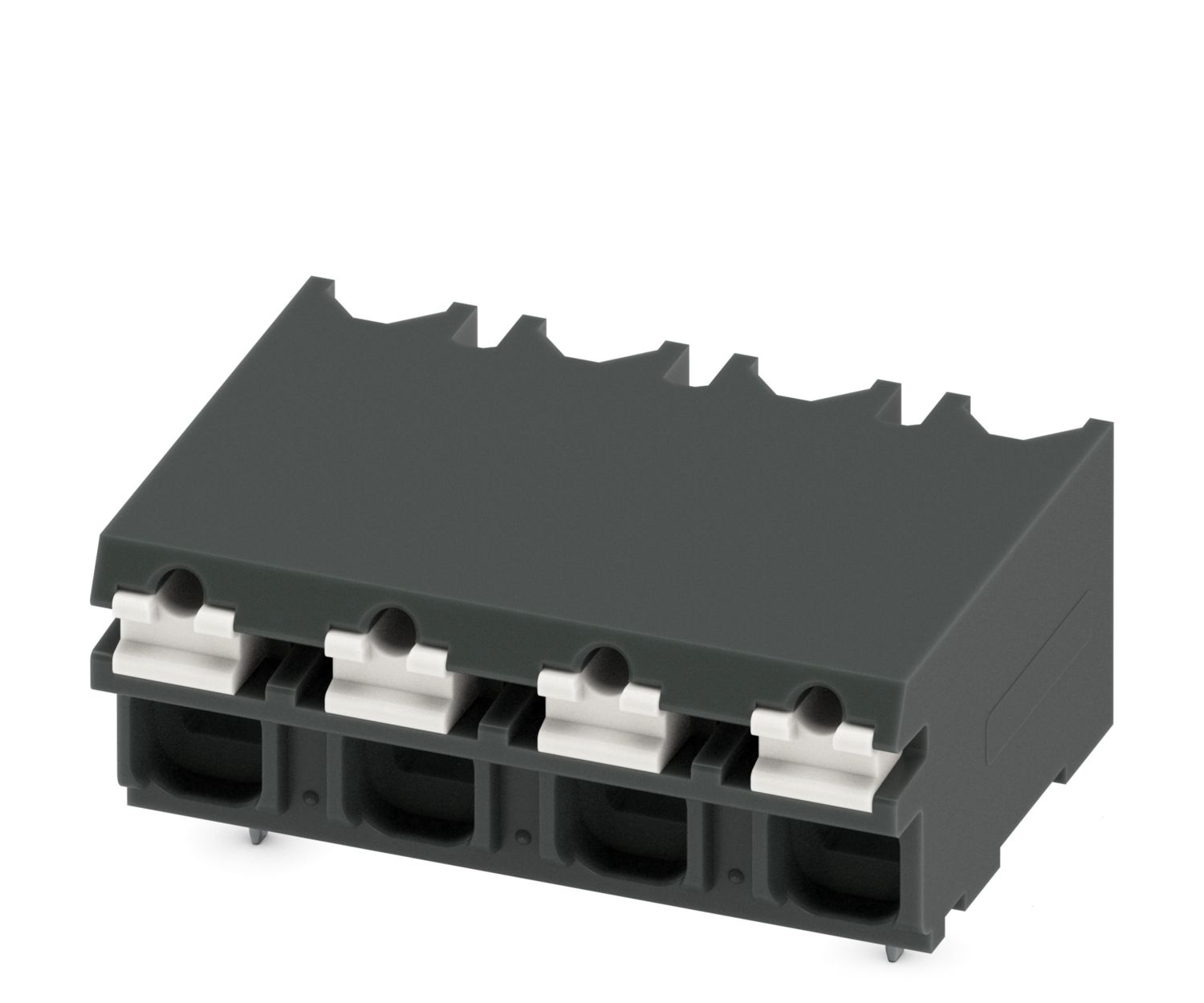 Phoenix Contact SPT-SMD 1.5/ 4-H-5.08 R44 Series PCB Terminal Block, 4-Contact, 5.08mm Pitch, Surface Mount, 1-Row,