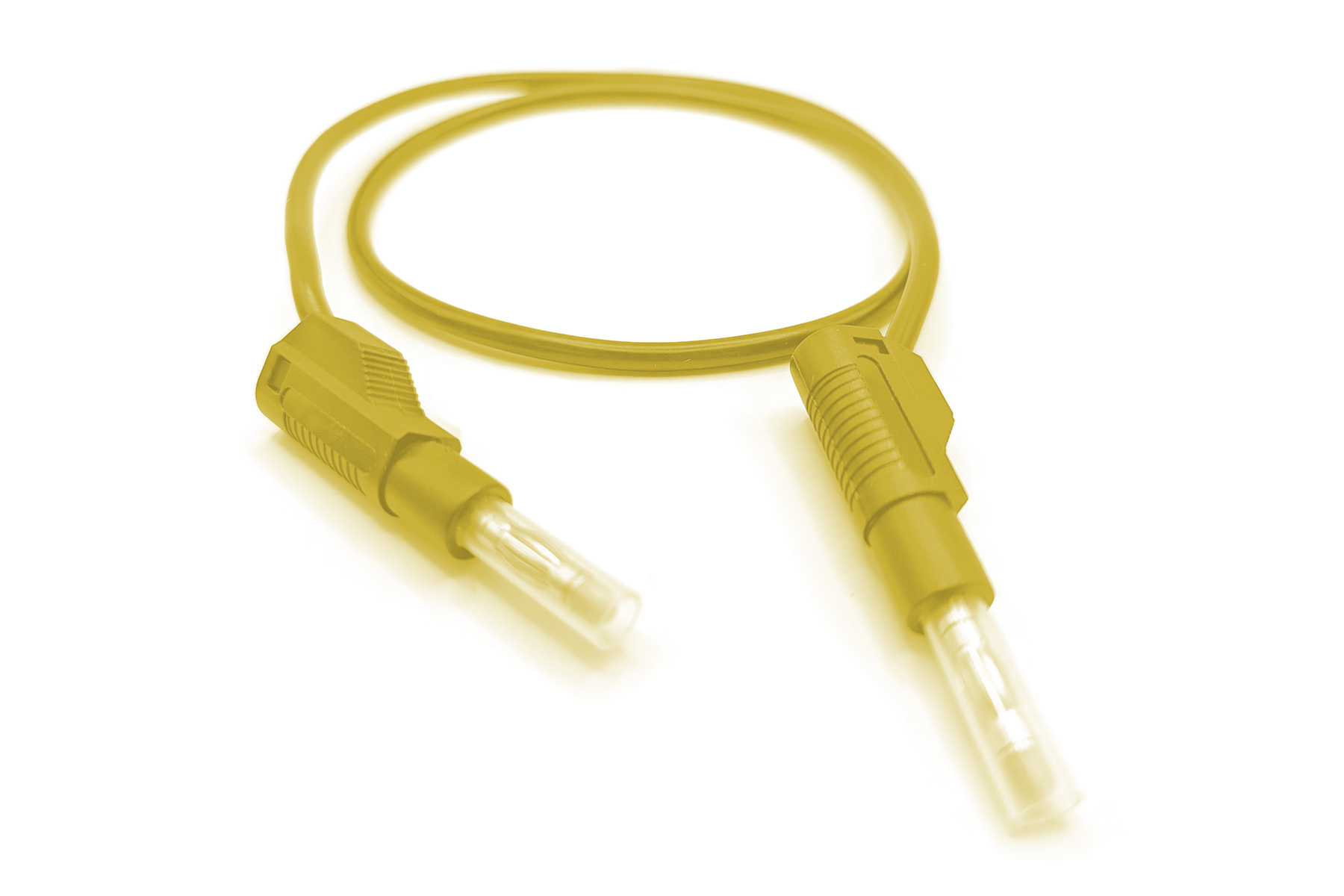 Mueller Electric Test lead, 32A, 600V, Yellow, 0.5m Lead Length