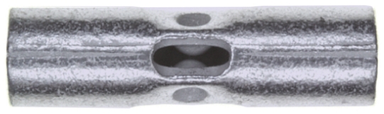 TE Connectivity, Solistrand Butt Splice Connector, Uninsulated, Tin 22 → 16 AWG