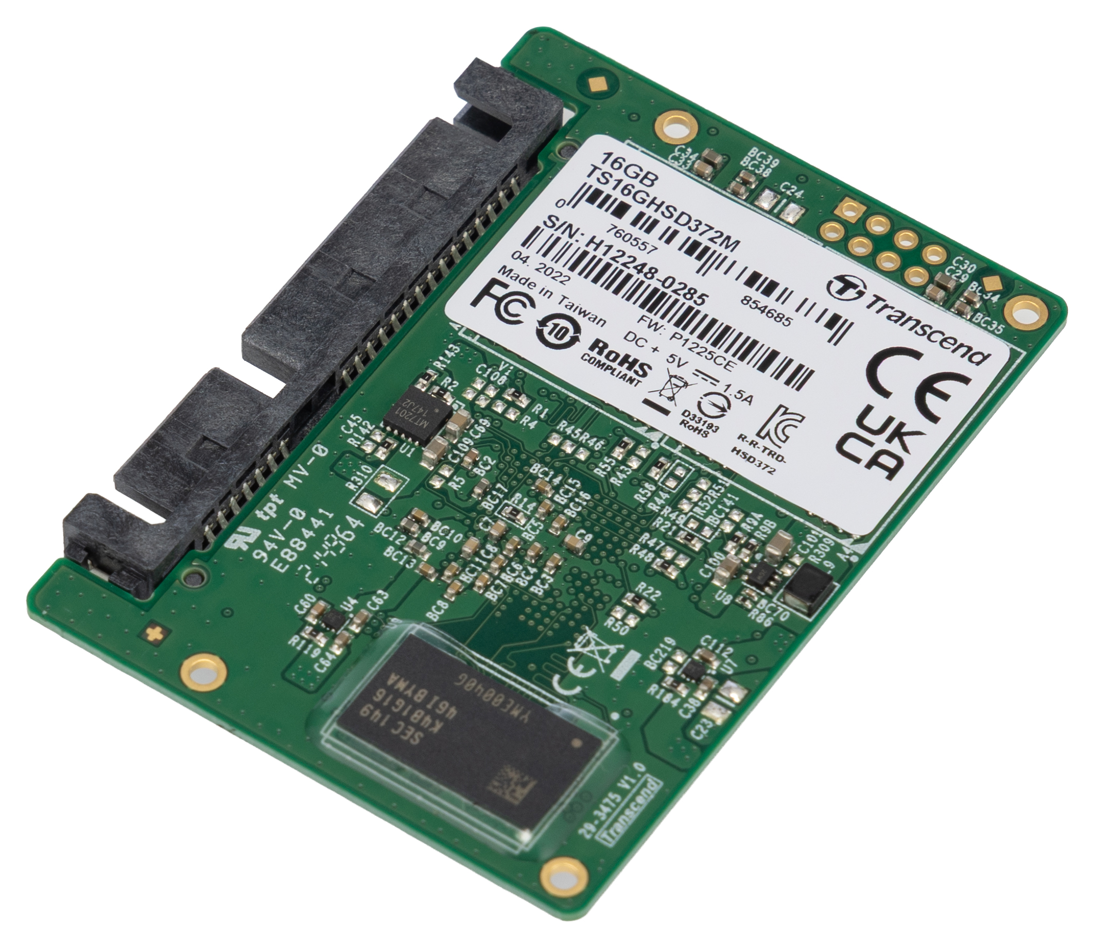 Transcend HSD372M Half-Slim 16 GB Internal SSD