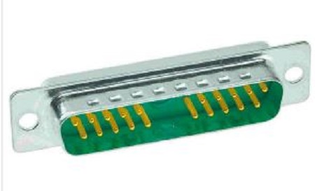 HARTING D-Sub 5 Way Flange Mount D-sub Connector Contact Plug, 2.84mm Pitch, with Flange