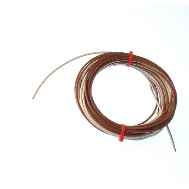 RS PRO Type T Thermocouple Cable/Wire, 10m, Unscreened, PTFE Insulation, +250°C Max, 1/0.376mm