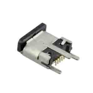 Molex Vertical, Panel Mount, Socket- Single Port Type Micro B 2.0 USB Connector